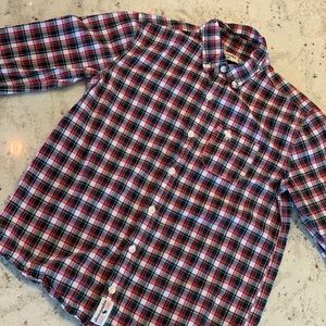 Abercrombie kids plaid dress shirt.